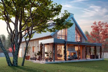  Projekt domu Weranda 5 (BSA2292) - projekt domu parterowego z poddaszem - Zdjęcie 4