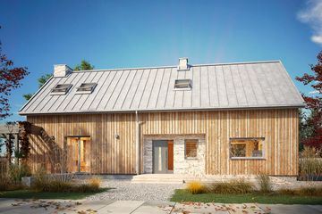  Projekt domu Weranda 5 (BSA2292) - projekt domu parterowego z poddaszem - Zdjęcie 6