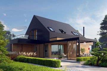 Projekt domu Mini 13 G1 PLUS reco energo plus - parterowy z poddaszem dom o powierzchni 142,87 m², dach dwuspadowy - ujęcie 2