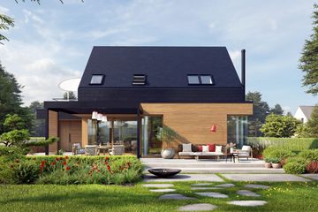 Projekt domu Mini 13 G1 PLUS reco energo plus - parterowy z poddaszem dom o powierzchni 142,87 m², dach dwuspadowy - ujęcie 5