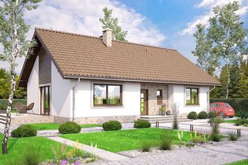  Projekt domu Mokka 12 (WOF1144) - projekt domu parterowego - Zdjęcie 1
