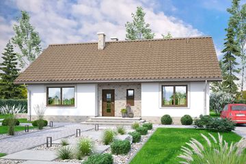  Projekt domu Mokka 12 (WOF1144) - projekt domu parterowego - Zdjęcie 4