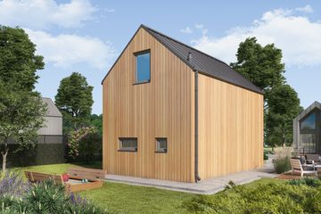  Projekt domu letniskowego Moca 2 A szkielet drewniany dom letniskowy na zgłoszenie do 35m2 (SLN2733) - projekt domu letniskowego parterowego - Zdjęcie 3