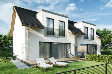  Projekt domu Kalipso 2 - bliźniak PLP (WRD3084) - projekt domu parterowego z poddaszem - Zdjęcie 2