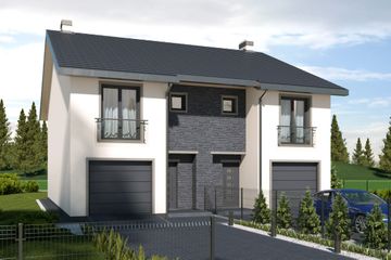  Projekt domu Konrad 2 - dwulokalowy LLL (WRD3081) - projekt domu z pełnym piętrem - Zdjęcie 3