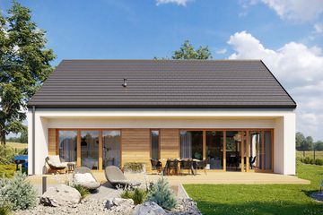  Projekt domu Komfort Plus 1 (GFP1011) - projekt domu parterowego - Zdjęcie 3