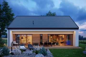  Projekt domu Komfort Plus 1 (GFP1011) - projekt domu parterowego - Zdjęcie 1