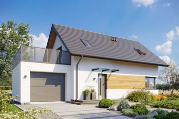  Projekt domu Komfort Plus 3 (GFP1013) - projekt domu parterowego z poddaszem - Zdjęcie 3