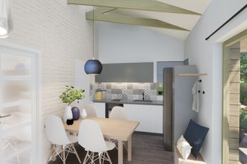  Projekt domu letniskowego D313 (WAI1416) - projekt domu letniskowego parterowego - Zdjęcie 4