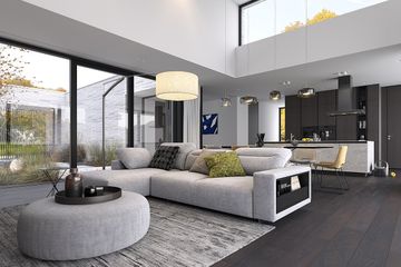  Projekt domu z patio 1 (WAW1145) - projekt domu parterowego - Zdjęcie 13