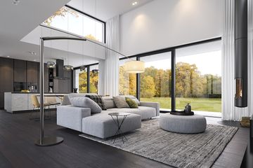  Projekt domu z patio 1 (WAW1145) - projekt domu parterowego - Zdjęcie 14