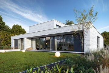  Projekt domu z patio 1 (WAW1145) - projekt domu parterowego - Zdjęcie 8