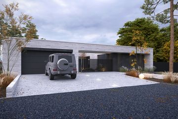  Projekt domu z patio 1 (WAW1145) - projekt domu parterowego - Zdjęcie 4