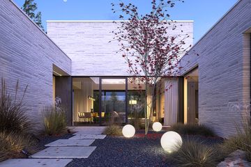  Projekt domu z patio 1 (WAW1145) - projekt domu parterowego - Zdjęcie 5