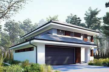  Projekt domu uA23v3 (WCB1247) - projekt domu z pełnym piętrem - Zdjęcie 4