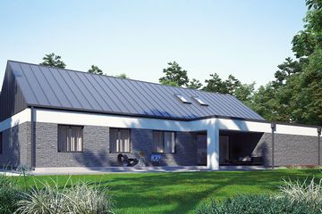  Projekt domu uA54v2 (WCB1251) - projekt domu parterowego - Zdjęcie 3