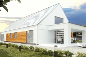  Projekt domu uA182 (WCB1283) - projekt domu parterowego - Zdjęcie 3