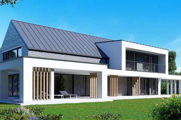  Projekt domu uA186 (WCB1256) - projekt domu parterowego z poddaszem - Zdjęcie 2