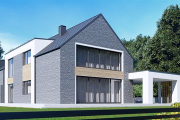  Projekt domu uA186 (WCB1256) - projekt domu parterowego z poddaszem - Zdjęcie 3