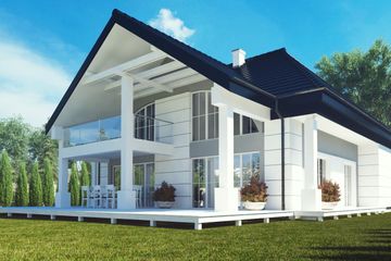  Projekt domu uA174 (WCB1285) - projekt domu parterowego z poddaszem - Zdjęcie 2