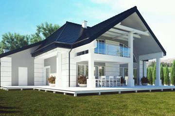  Projekt domu uA174 (WCB1285) - projekt domu parterowego z poddaszem - Zdjęcie 3