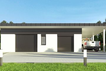  Projekt garażu uAG10 (WCB1258) - projekt garażu parterowego - Zdjęcie 3