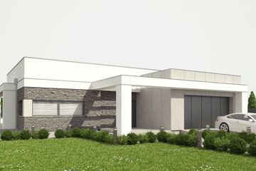  Projekt domu uA179 (WCB1254) - projekt domu parterowego - Zdjęcie 1