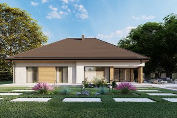  Projekt domu Sej-pro 086 energo (ELW1052) - projekt domu parterowego - Zdjęcie 5