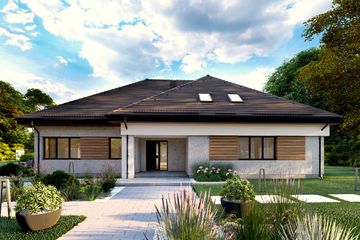  Projekt domu Sej-pro 086 energo (ELW1052) - projekt domu parterowego - Zdjęcie 1