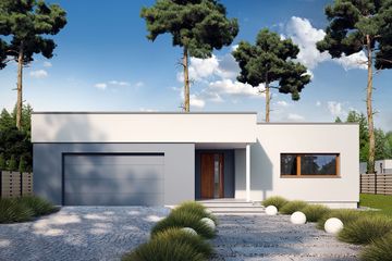  Projekt domu Nila 2 drewniana (BSE1197) - projekt domu parterowego - Zdjęcie 1