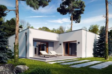  Projekt domu Nila 2 drewniana (BSE1197) - projekt domu parterowego - Zdjęcie 2