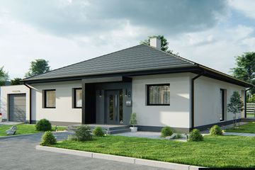  Projekt domu Geralt 2b-35 (WRD2942) - projekt domu parterowego - Zdjęcie 1