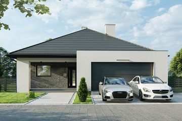  Projekt domu Geralt 3a-30 (WRD2943) - projekt domu parterowego - Zdjęcie 2