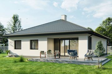  Projekt domu Geralt 2a35 (WRD2945) - projekt domu parterowego - Zdjęcie 3
