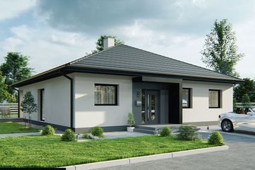  Projekt domu Geralt 2a35 (WRD2945) - projekt domu parterowego - Zdjęcie 1
