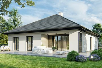  Projekt domu Geralt 3a25 (WRD2947) - projekt domu parterowego - Zdjęcie 3