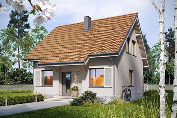  Projekt domu Werbena (WRN1509) - projekt domu parterowego z poddaszem - Zdjęcie 1