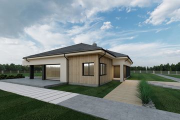  Projekt domu Sej-pro 087 energo (ELW1053) - projekt domu parterowego - Zdjęcie 2