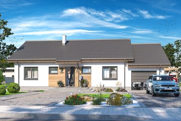  Projekt domu Tebe 3 G1 (WOE1164) - projekt domu parterowego - Zdjęcie 2