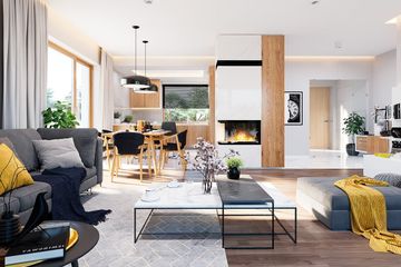  Projekt domu Parterowy 4 B (WAH2056) - projekt domu parterowego - Zdjęcie 4