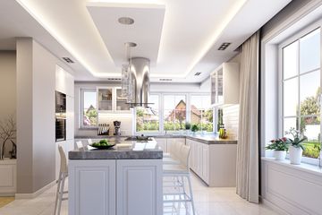  Projekt domu Willa Parkowa 7 (WAH2058) - projekt domu parterowego z poddaszem - Zdjęcie 9