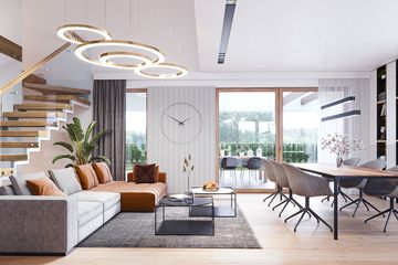  Projekt domu Hiacynt 6 (WAH2060) - projekt domu parterowego z poddaszem - Zdjęcie 7