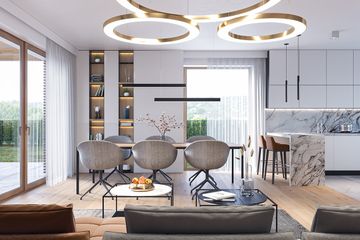  Projekt domu Hiacynt 6 (WAH2060) - projekt domu parterowego z poddaszem - Zdjęcie 9