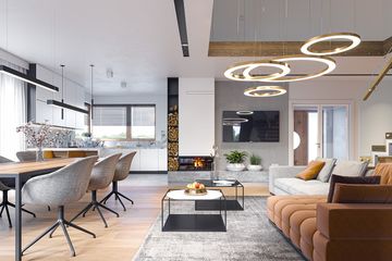  Projekt domu Hiacynt 6 (WAH2060) - projekt domu parterowego z poddaszem - Zdjęcie 10