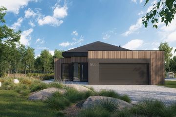  Projekt domu HomeKoncept 90 wariant 01 (KRX1150) - projekt domu parterowego - Zdjęcie 3