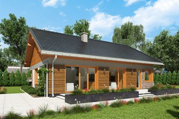  Projekt domu Asteria (1737) (KRD2864) - projekt domu parterowego - Zdjęcie 2