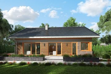  Projekt domu Asteria (1737) (KRD2864) - projekt domu parterowego - Zdjęcie 3