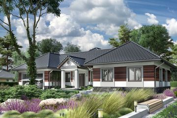  Projekt domu Kamieniec (1722) (KRD2874) - projekt domu parterowego - Zdjęcie 2