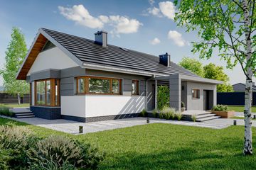  Projekt domu Lambert (1724) (KRD2877) - projekt domu parterowego - Zdjęcie 1