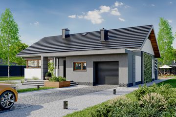  Projekt domu Lambert (1724) (KRD2877) - projekt domu parterowego - Zdjęcie 3